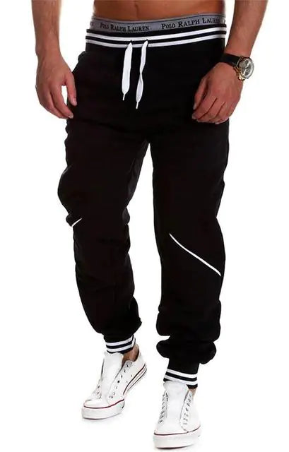 2017 Men's Sports Pants with Color Block Design