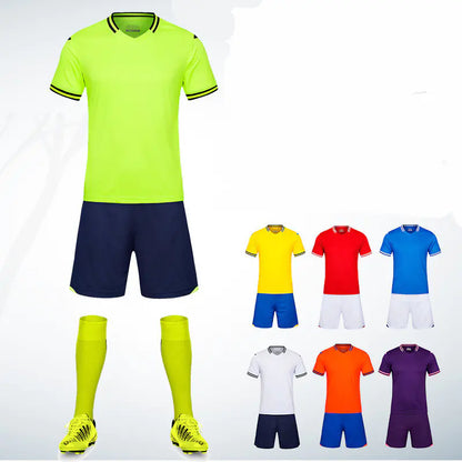 Youth Soccer Jersey Set for Training and Matches